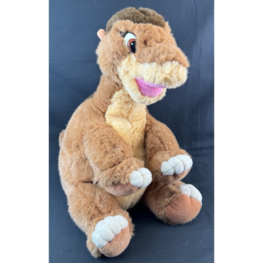 Vintage 1988 GUND Land Before Time Baby Dinosaur Littlefoot 16" Plush Toy